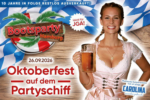 Oktoberfest auf dem Schiff in Hamburg